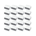 thumbnail image 1 of EeaseCA 100pcs 1/8 Inches 3MM Wire Rope and Cable Aluminum Crimping Loop Sleeve Steel Rope Joint Aluminum with Double Holes, 1 of 7