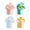 4PCS-Multicolor-A, variant on Cloud Texture Modeling Clay DIY Craft Dough Toy, Fluffy Stretchy Non Hardening Sculpting Material With Accessories, Sensory Relaxation Creative Play Dough For Art Design And Decoration