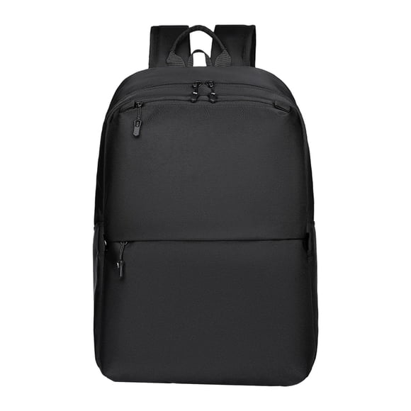 Mochila para portátil, organizador ligero, bolso de hombro transpirable para el trabajo en avión Negro
