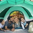 thumbnail image 4 of Goplus 4 Person Instant Pop-up Camping Tent 2-in-1 Double-Layer Waterproof Tent Green, 4 of 10