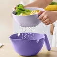 thumbnail image 6 of XGFHYJEH Colander, Colander Plastic, Small Colander, Berry Colander, Kitchen Colander, Fruit Colander, Small Colander for Fruit and Veggies, Colander Plastic with Handle, 6 of 7