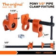 thumbnail image 3 of Pinza PONY para encolado de madera para tubos de 1/2 pulgada, paquete de 2, 3 of 7