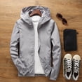 thumbnail image 2 of Clothes for Teen Boys High School Kids Rain Jacket Boys Girls Lightweight Raincoats Kids Outdoor Windbreaker Jackets with Detachable Hood, 2 of 4