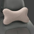 thumbnail image 4 of Bow Car Headrest Pillow, Breathable Memory Foam Vehicle Neck Pillow with Seat Head And Neck Pillow Cute Shaped Pillo Slow Springback Sleeping Pillow Soft Neck Support Pillow, 4 of 6