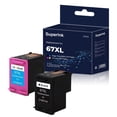 thumbnail image 1 of Compatible HP 67XL Combo Black/Color Ink Cartridge By Superink, 1 of 6