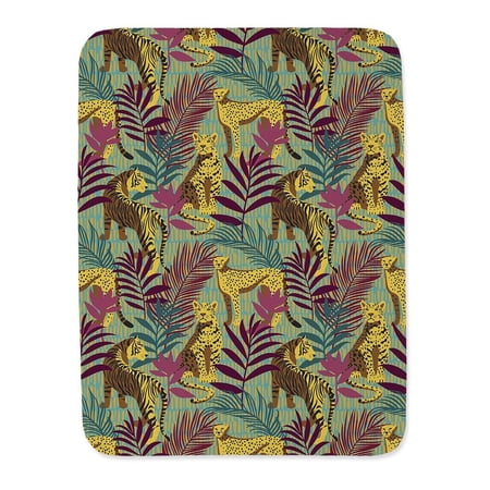 Tigers And Leopards Pattern Blanket -Image by Shutterstock,