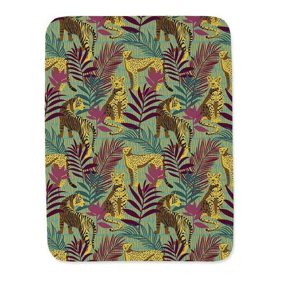 Tigers And Leopards Pattern Blanket -Image by Shutterstock,