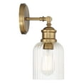 thumbnail image 2 of Trade Winds Harold 1-Light Wall Sconce in Natural Brass, 2 of 6