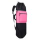 thumbnail image 3 of Mochila para monopatín, ligera, de gran capacidad, con cierre de cordón. Negro y rojo rosa, 3 of 8