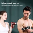 thumbnail image 2 of Muscle Therapy Device for Athletes Body Muscle Massager Handheld Massager 32 Adjustable Strength Levels 4 Massage Heads  Grey, 2 of 7