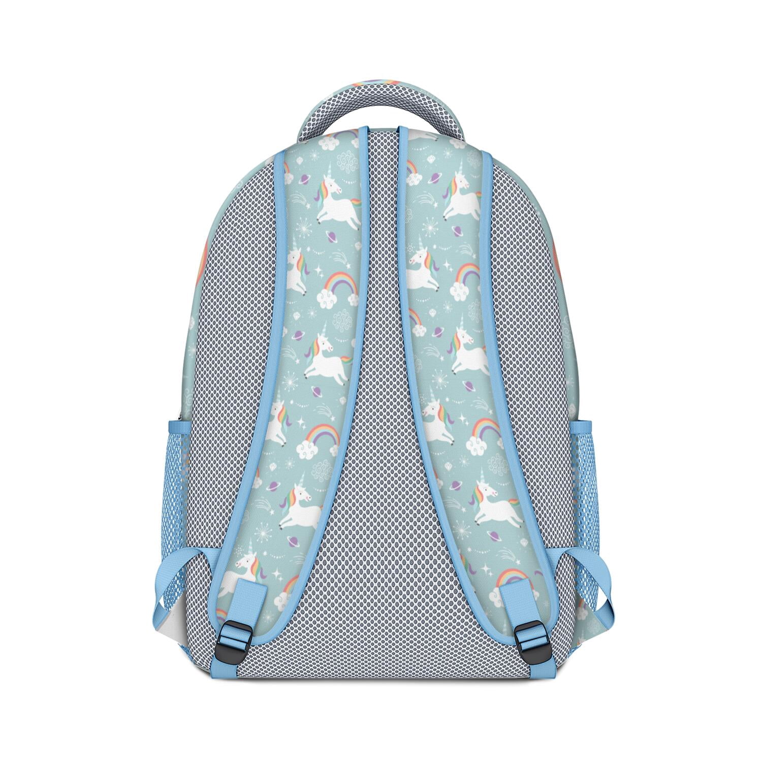 Unicorn & Butterfly Fantasy Backpack - Waterproof Ergonomic School Bag for College Students with Stylish Modern Design