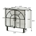 thumbnail image 2 of 37.40" Corner Storage Cabinet, White, 2 of 7