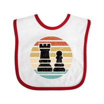 Inktastic Chess Player Retro Sunset Boys or Girls Baby Bib