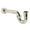 Nickel, variant on Kingston Brass CC4245 1-1/4" (or 1-1/2") x 1-1/2" P-Trap with Box Flange, 13-1/16" Length, 18 Gauge, Oil Rubbed Bronze