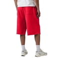thumbnail image 6 of Resicozy Baggy Sweat Shorts for Men Casual Cotton Under Knee Length Loose Shorts with Pockets Y2K Style Basketball Red XL, 6 of 6