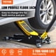 thumbnail image 2 of Gato de piso VEVOR 3 toneladas perfil bajo Aluminio acero bomba doble elevador coche, 2 of 9