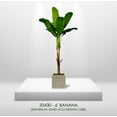 thumbnail image 2 of Single Stalk Banana 6' Artificial Plant, 2 of 7