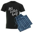thumbnail image 6 of CafePress - His Better Half Men's Dark Pajamas - Men's Dark Loose Fit Cotton Pajama Set, 6 of 7