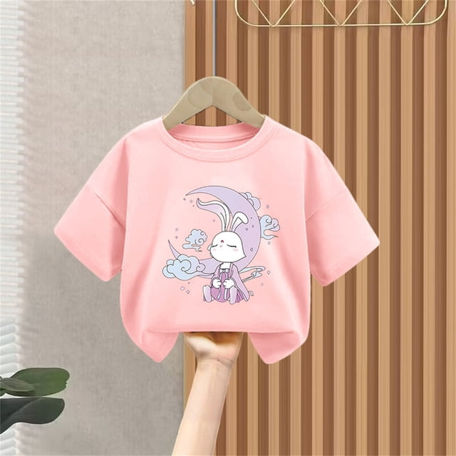 Cowsor Children's Printed Short Sleeve T-Shirt – Perfect for Summer (Sizes 90-150)