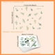 thumbnail image 5 of Fiudx Ofertas relámpago del día, solo en línea 6 piezas de hojas y plantas frescas y verdes autoadhesivas para decoración de sala de estar y dormitorio, 5 of 5