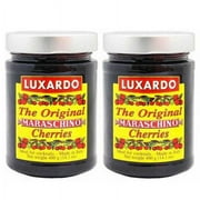 Luxardo Gourmet Maraschino Cherries - 400g Jar - 2 Pack