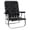 Black With Black Arms, variant on Folding Beach Chair | Aluminum Patio Lawn Chair - Heavy Duty, Portable, Lightweight for Camping, Sports, Tailgating & Outdoor Use - Blue Sands