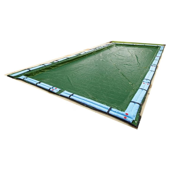 Swimline Hydrotools Silver King Winter Pool Cover for 16 x 32 Ft Inground Rectangle Pools