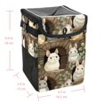thumbnail image 5 of Animal Foldable Mini Trash Can Car Trash Can with Lid Leak-Proof Hanging Storage Bag for Car, 5 of 6
