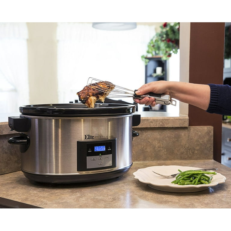 8.5 Qt. Programmable Stainless Steel Slow Cooker