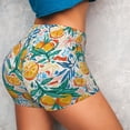 thumbnail image 4 of Honeii Colorful Fruits Print Women's Workout Shorts, Gym Shorts for Active Wear, Sports Shorts,Women's Running Shorts,Quick Dry Athletic Shorts-Large, 4 of 8