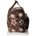 thumbnail image 4 of CalBags Floral Prints 19-inch Duffel Bag, Brown Daisy, 4 of 7