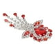 thumbnail image 4 of Broche nupcial de boda exquisito diseño de esmalte de color rojo brillante broche de ramo de mujer 4 piezas para fiesta ANGGREK Otros, 4 of 8