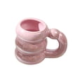 thumbnail image 2 of Inteprter Taza de cerámica para café, té, agua, tazas creativas, contenedor de desayuno, taza colorida para parejas, tazas nórdicas de oficina, regalo Teteras Rosa Inteprter HA081409-02, 2 of 6