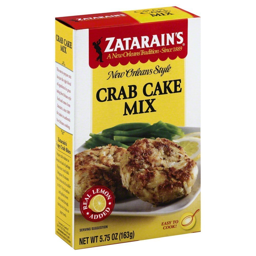 ZATARAINS MIX CAKE CRAB, 5.75 OZ (PACK OF 3)