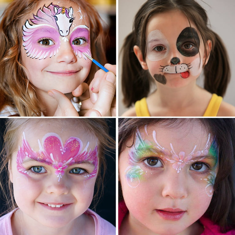 Face Paint Kit For Kids, Face Paints, Face And Body Painting, With