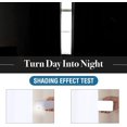 thumbnail image 3 of Cortinas 100 % opacas de color blanco de 84 pulgadas de largo que bloquean la luz completa con revestimiento blanco suave para dormitorio, sala de estar, tratamiento de ventana con aislamiento térmico, juego de 2 paneles con ojales, color negro, 52 pulgadas de ancho x 54 pulgadas de largo, 3 of 5