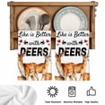 thumbnail image 5 of Deer Kitchen Towels Set of 1, Wildlife Animals Farmhouse Country Elk Absorbent Dish Towels for Kitchen, Microfiber Hand Towel, Quick Drying Tea Towel for Cleaning Decorative Dishcloths, 5 of 7