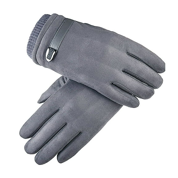 Miogawg Winter Gloves, Touch Screen Warm Fleece Lined, Thick Thermal Windproof Snow Gloves For Cold Weather