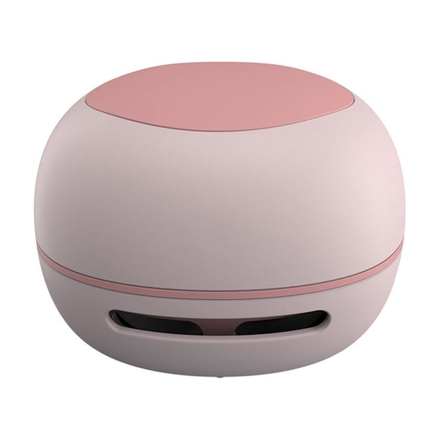 Advancent Mini aspiradora de escritorio ABS con filtro de polvo independiente, carga USB, agarre y succión. No se levanta. Electrodomésticos rosa