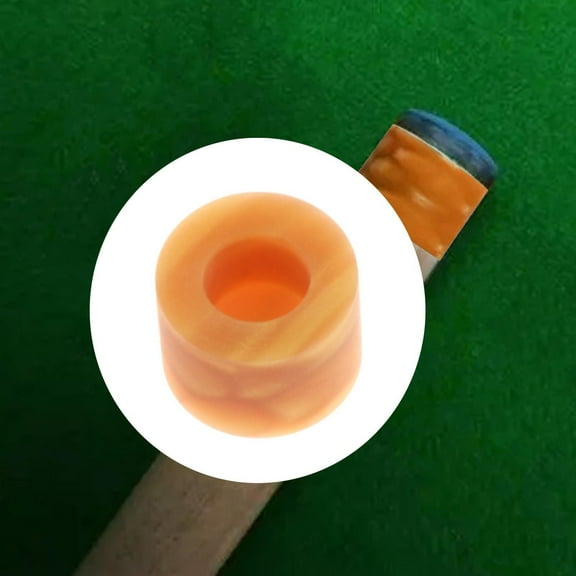 lacooooppia Billiard Cue Stick Ferrule Pool Cue Ferrule Compact Accessories Easy to Install Tube Pool Stick Tip for Games Adults Beginner Gold