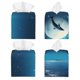 thumbnail image 2 of Fotbe Night Sky Moon Dolphin Porta Pañuelos Decorativo de Cuero, Caja Cuadrada Moderna para Pañuelos Faciales, Organizador y Dispensador 5x5x5'', 2 of 7
