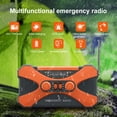 thumbnail image 2 of Radio de emergencia, Radio solar Radio de manivela Linterna Radio solar Probado y confiable, 2 of 7