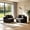 Armless, variant on AUU Set of 2 Modern Hexagonal Chenille Lounge Chairs – Modular Single-Seat Sofas with Spring Coil Comfort, Compressed Shipping, and Non-Slip Base for Living Room, Bedroom, or Lounge