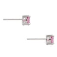 thumbnail image 2 of Pink Cubic Zirconia Stud Earrings, 2 of 3