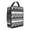 Black-34, variant on Portable Rustic Lunch Bag, Reusable Insulated Cooler Tote for Fitness, Work, and Outdoor Adventures