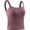 88# 1Pack:Rose Brown, variant on NELEUS Womens Athletic Cropped Tank Top with Built in Bra Camisole for Layer Stretch Wider Strap,Blue,US Size L