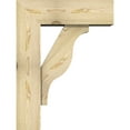 thumbnail image 3 of Ekena Millwork 8"W x 24"D x 32"H Funston Block Rough Sawn Bracket w/ Offset Brace, Douglas Fir, 3 of 25