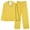 Yellow, variant on Pajama Sets For Women 2 Piece Casual V Neck Pocket Solid Color Long Pajama Pantsuit Womens Summer Pjs Sets