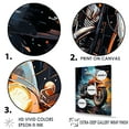 thumbnail image 3 of Designart "Lavish Classic Motorcycle I" Motorcycle Canvas Art Print, 3 of 7