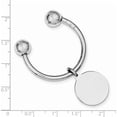 thumbnail image 2 of Sterling Silver Rhodium Plated Key Chain Made In Italy qq540, 2 of 5